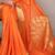 onrange onam special kerala style raw art silk zari weaving saree with unstitched blouse