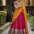 Pink Silk Zari Chaniya Choli