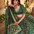 Green silk sequin embroidered chaniya choli