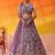 Purple Net Sequins embroidery Lehenga Choli With Dupatta