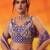 Purple Net Sequins embroidery Lehenga Choli With Dupatta