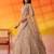 Beige Net Sequins embroidery Lehenga Choli With Dupatta