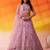 Pink Net Sequins embroidery Lehenga Choli With Dupatta