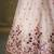 Cream Organza Sequins Thread & Embroidery Lehenga Choli With Dupatta