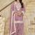 Onion pink roman silk embroidered designer salwar suit