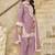 Onion pink roman silk embroidered designer salwar suit