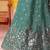 Green Organza Sequins Thread & Embroidery Lehenga Choli With Dupatta