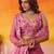 Pink Organza Sequins Thread & Embroidery Lehenga Choli With Dupatta