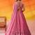 Pink Organza Sequins Thread & Embroidery Lehenga Choli With Dupatta