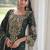  Green Embroidered Georgette Festive Kameez