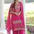 Pink Embroidered Georgette Salwar Kameez