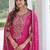 Pink Embroidered Georgette Salwar Kameez