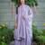 violet lavanya women’s muslin cotton kurta set with palazzo & dupatta