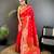 red banarasi lichi silk blend meenakari zari weaving patola saree