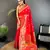 red banarasi lichi silk blend meenakari zari weaving patola saree