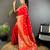 red banarasi lichi silk blend meenakari zari weaving patola saree