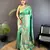 sea green banarasi lichi silk blend meenakari zari weaving patola saree