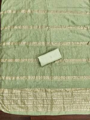  green embroidered neck jacquard dress material 4