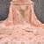 Women's peach weaving jacquard dress material