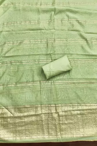 light green weaving jacquard dress material