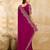 Satin Embroidery With Sequence Work Saree with Unstitched Blouse