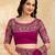 Satin Embroidery With Sequence Work Saree with Unstitched Blouse