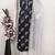 Women's black printed cotton slub dress material