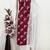 Women's maroon designer print cotton dress material