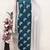 Women's teal designer print cotton slub dress material