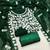 Women's green embroidery georgette dress material