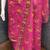 Women's pink embroidery digital modal dress material