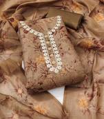 Women's embroidery & digital cotton dress material