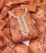 Women's embroidery & digital cotton dress material