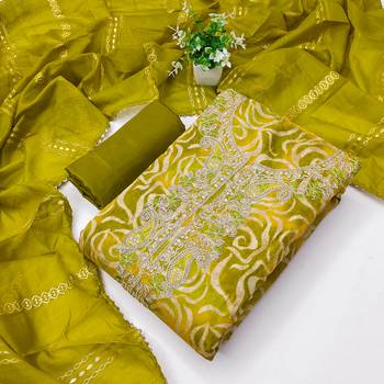  embroidery digital print silk dress material 4
