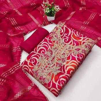  embroidery digital print silk dress material 4