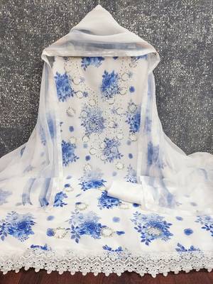  embroidery digital georgette dress material 2