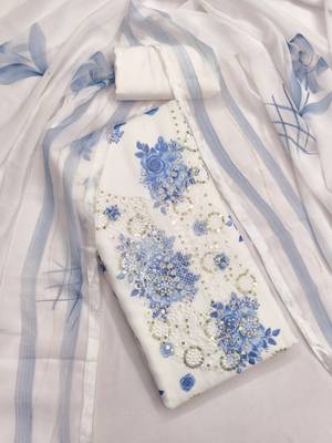  embroidery digital georgette dress material 3
