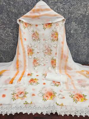  embroidery digital georgette dress material 2
