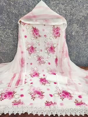  embroidery digital georgette dress material 2