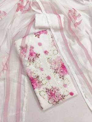  embroidery digital georgette dress material 3