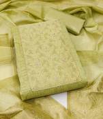 Women's neck woven south silk jacquard dress material