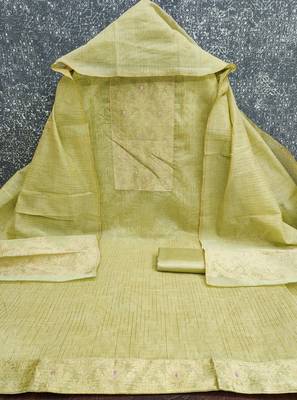  neck woven south silk jacquard dress material 2
