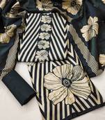 Women's digital print silk dress material