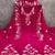 Women's magenta embroidery vichitra dress material