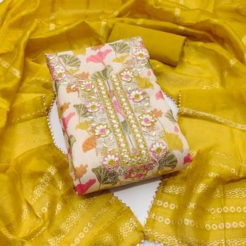 multicolor heavy embroidery simmer dress material 1
