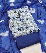 Women's multi digital print cotton dress material