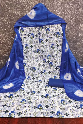  multi digital print cotton dress material
