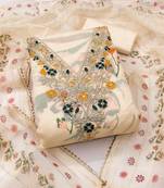 Women's embroidery digital print modal dress material