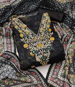 Women's embroidery digital print modal dress material