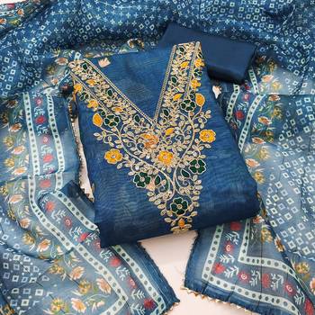  embroidery digital print modal dress material 1